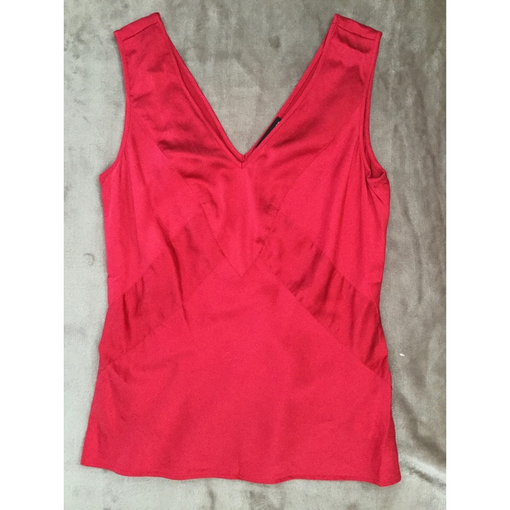 Club Monaco Red Sleeveless Top